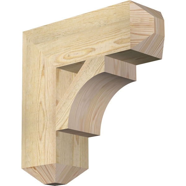 Ekena Millwork Westlake Craftsman Rough Sawn Bracket, Douglas Fir, 6"W x 20"D x 20"H BKT06X20X20WTL04RDF - main